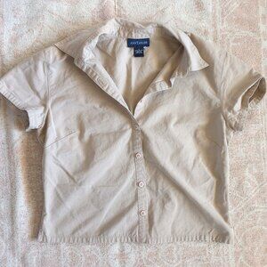 Vintage Ann Taylor 90s Minimalism Two Piece Set 100% cotton Made in Hong Kong